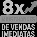 8x Mais Chances de Vendas Imediatas